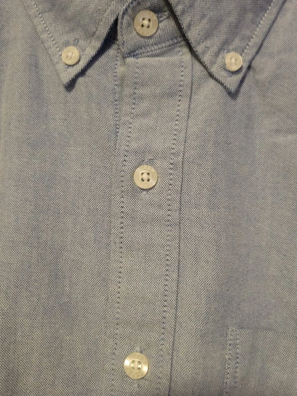 J. Crew Men's Long Sleeve Button Down Shirt Slim Flex Oxford Size Small Blue NWT